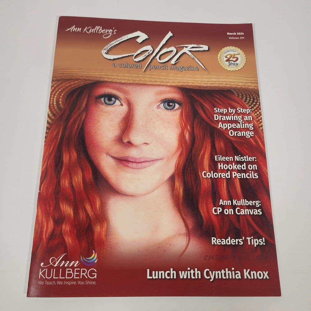 Color Magazine March 2024‎ By Ann Kullberg Colored Pencil Art